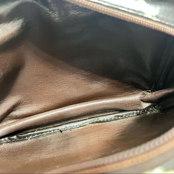 Vintage Longchamp Brown Shoulder Bag - Picture 9 of 13